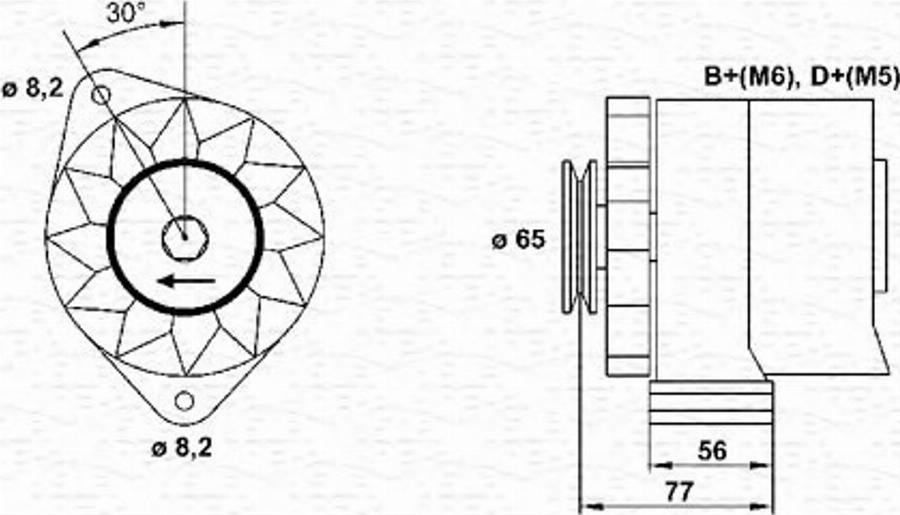 Magneti Marelli 943356728010 - Alternatore autozon.pro