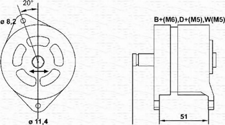 Magneti Marelli 943357557010 - Alternatore autozon.pro