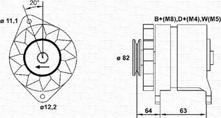 Magneti Marelli 943357801010 - Alternatore autozon.pro