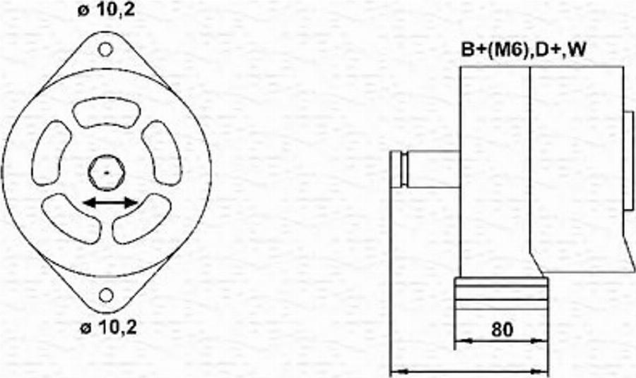 Magneti Marelli 943357708010 - Alternatore autozon.pro