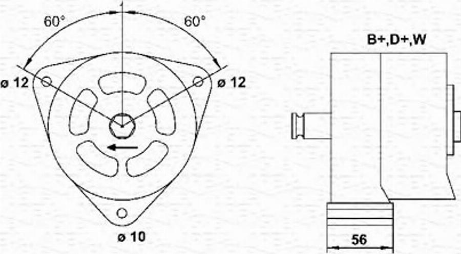 Magneti Marelli 943357707010 - Alternatore autozon.pro