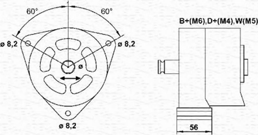 Magneti Marelli 943 35 771 501 0 - Alternatore autozon.pro