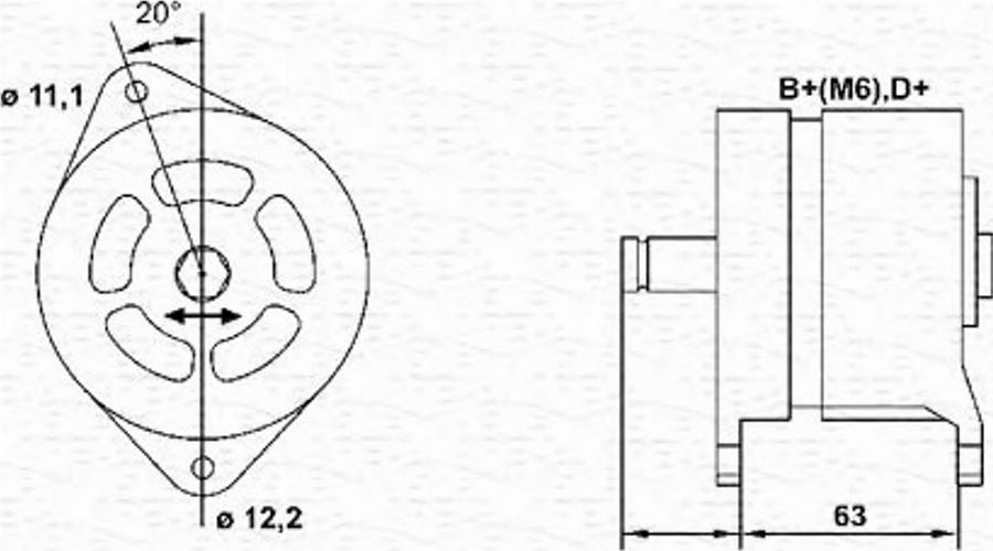 Magneti Marelli 943 35 777 201 0 - Alternatore autozon.pro