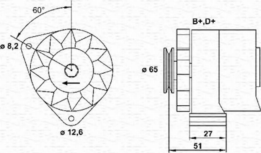 Magneti Marelli 943305820010 - Alternatore autozon.pro