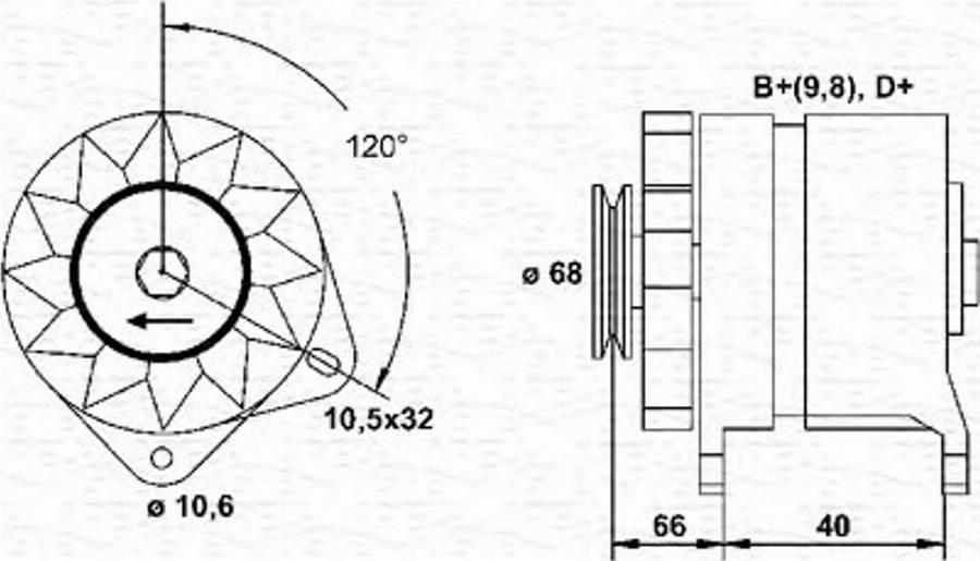 Magneti Marelli 943321059010 - Alternatore autozon.pro