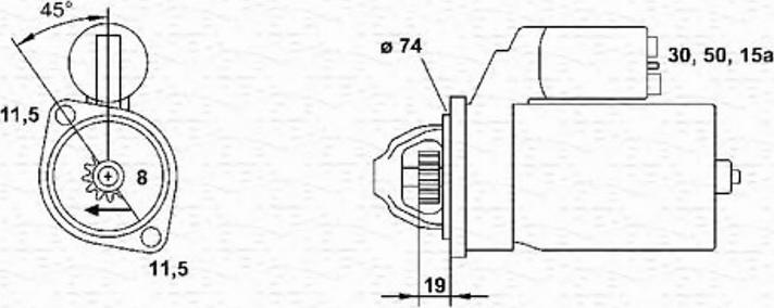 Magneti Marelli 943241013010 - Motorino d'avviamento autozon.pro