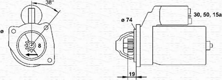 Magneti Marelli 943241012010 - Motorino d'avviamento autozon.pro