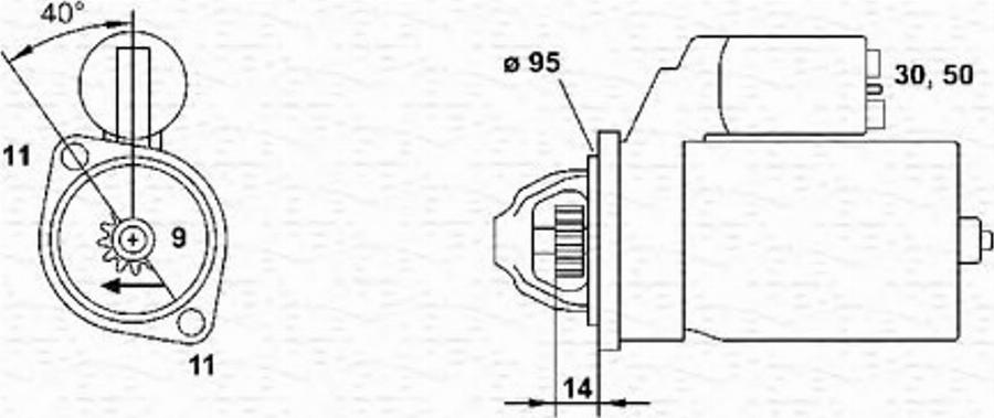 Magneti Marelli 943241031010 - Motorino d'avviamento autozon.pro