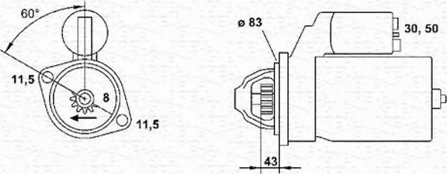 Magneti Marelli 943241037010 - Motorino d'avviamento autozon.pro