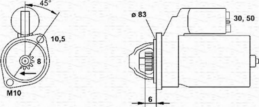 Magneti Marelli 943241024010 - Motorino d'avviamento autozon.pro