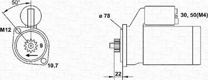 Magneti Marelli 943241142010 - Motorino d'avviamento autozon.pro