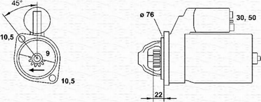 Magneti Marelli 943241167010 - Motorino d'avviamento autozon.pro