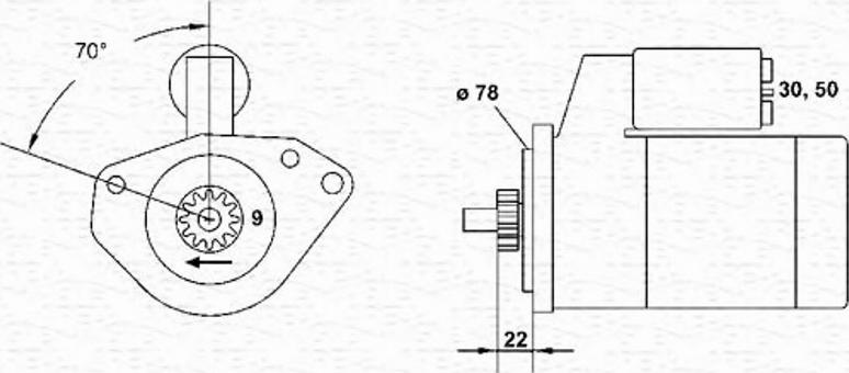 Magneti Marelli 943254002010 - Motorino d'avviamento autozon.pro