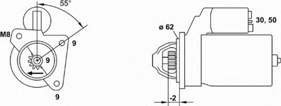 Magneti Marelli 943254018010 - Motorino d'avviamento autozon.pro