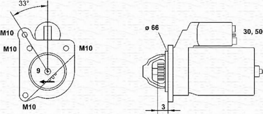 Magneti Marelli 943251915010 - Motorino d'avviamento autozon.pro