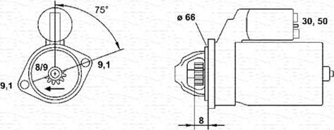 Magneti Marelli 943251917010 - Motorino d'avviamento autozon.pro