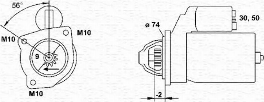 Magneti Marelli 943251920010 - Motorino d'avviamento autozon.pro