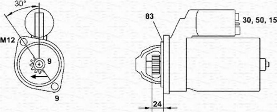 Magneti Marelli 943251464010 - Motorino d'avviamento autozon.pro