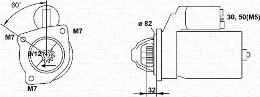 Magneti Marelli 943251402010 - Motorino d'avviamento autozon.pro