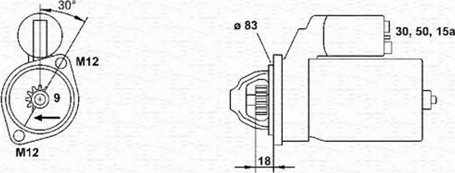 Magneti Marelli 943251417010 - Motorino d'avviamento autozon.pro