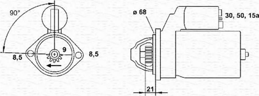 Magneti Marelli 943251439010 - Motorino d'avviamento autozon.pro