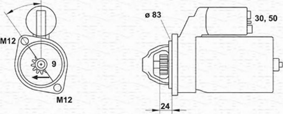 Magneti Marelli 943251501010 - Motorino d'avviamento autozon.pro