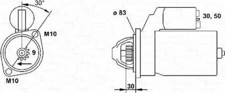 Magneti Marelli 943251694010 - Motorino d'avviamento autozon.pro