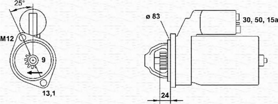 Magneti Marelli 943251648010 - Motorino d'avviamento autozon.pro