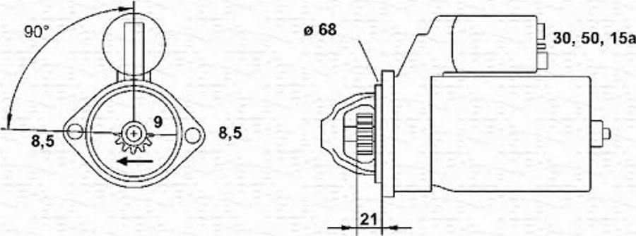 Magneti Marelli 943251613010 - Motorino d'avviamento autozon.pro