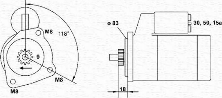 Magneti Marelli 943251686010 - Motorino d'avviamento autozon.pro