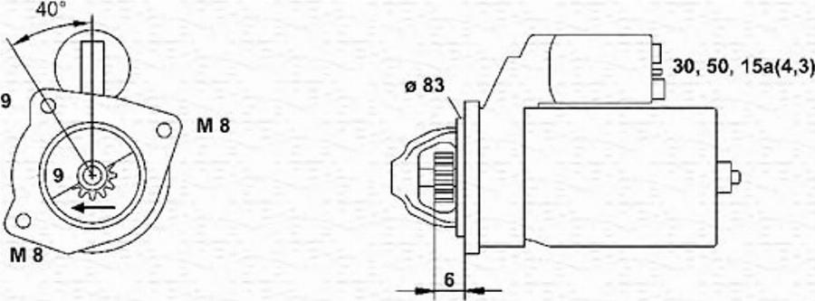 Magneti Marelli 943251627010 - Motorino d'avviamento autozon.pro