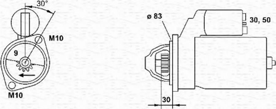 Magneti Marelli 943251674010 - Motorino d'avviamento autozon.pro