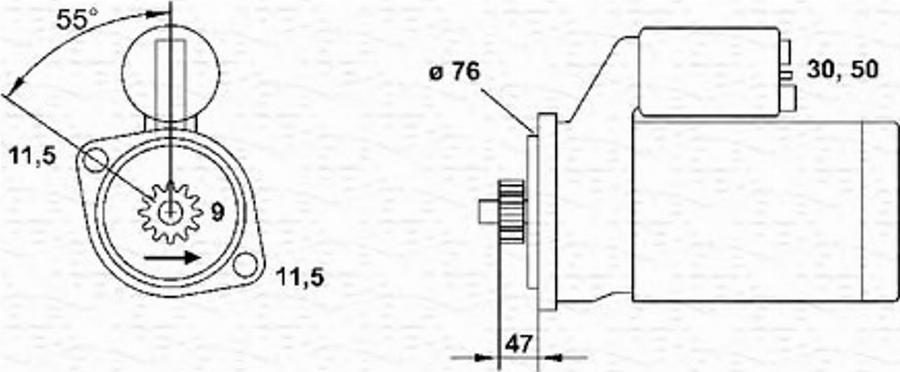 Magneti Marelli 943251670010 - Motorino d'avviamento autozon.pro