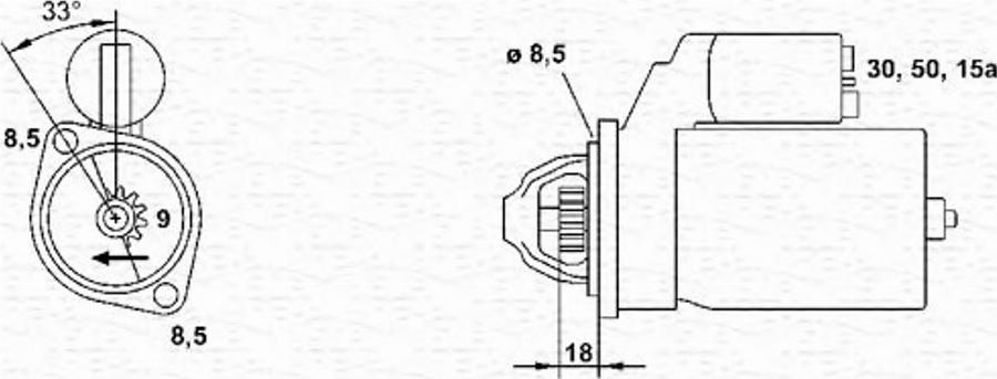 Magneti Marelli 943251048010 - Motorino d'avviamento autozon.pro