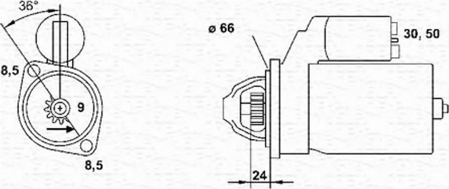 Magneti Marelli 943251052010 - Motorino d'avviamento autozon.pro