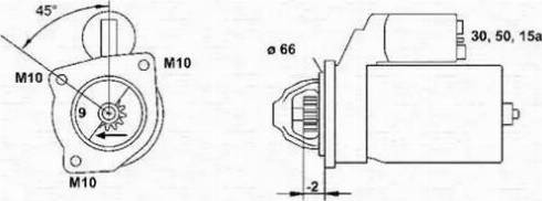 Magneti Marelli 943251109010 - Motorino d'avviamento autozon.pro