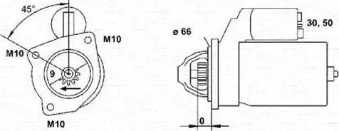 Magneti Marelli 943251107010 - Motorino d'avviamento autozon.pro