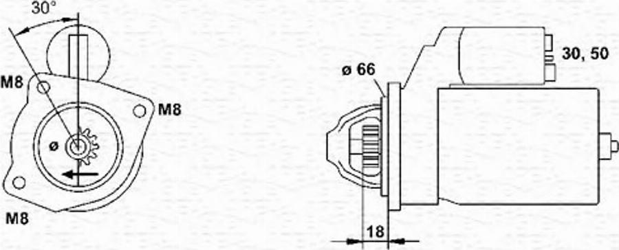 Magneti Marelli 943251110010 - Motorino d'avviamento autozon.pro