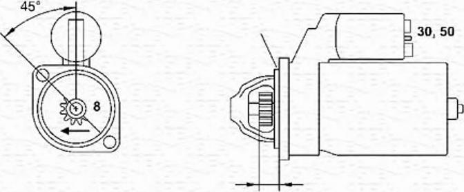 Magneti Marelli 943251896010 - Motorino d'avviamento autozon.pro