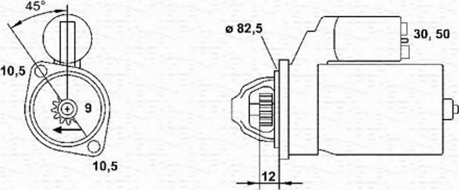 Magneti Marelli 943251890010 - Motorino d'avviamento autozon.pro