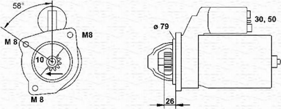 Magneti Marelli 943251856010 - Motorino d'avviamento autozon.pro