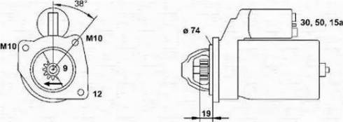 Magneti Marelli 943251885010 - Motorino d'avviamento autozon.pro