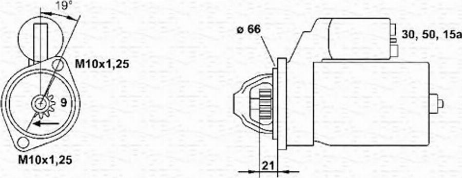 Magneti Marelli 943251887010 - Motorino d'avviamento autozon.pro