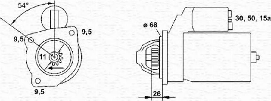 Magneti Marelli 943251833010 - Motorino d'avviamento autozon.pro