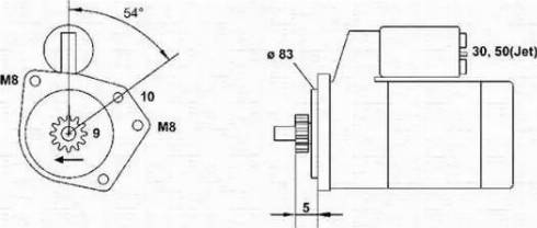 Magneti Marelli 943251340010 - Motorino d'avviamento autozon.pro