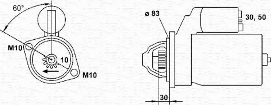 Magneti Marelli 943251302010 - Motorino d'avviamento autozon.pro