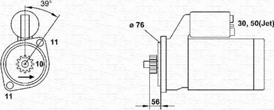 Magneti Marelli 943251330010 - Motorino d'avviamento autozon.pro