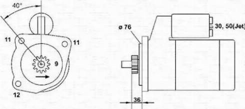 Magneti Marelli 943251326010 - Motorino d'avviamento autozon.pro