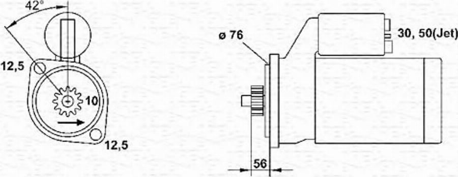 Magneti Marelli 943251327010 - Motorino d'avviamento autozon.pro