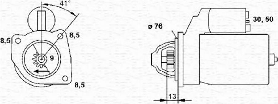 Magneti Marelli 943251266010 - Motorino d'avviamento autozon.pro